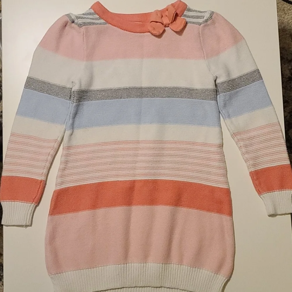 Gymboree Striped Sweater Dress - Size 4 (E4)